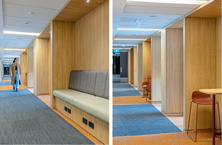 Social Spine - Meeting and Focus Nooks